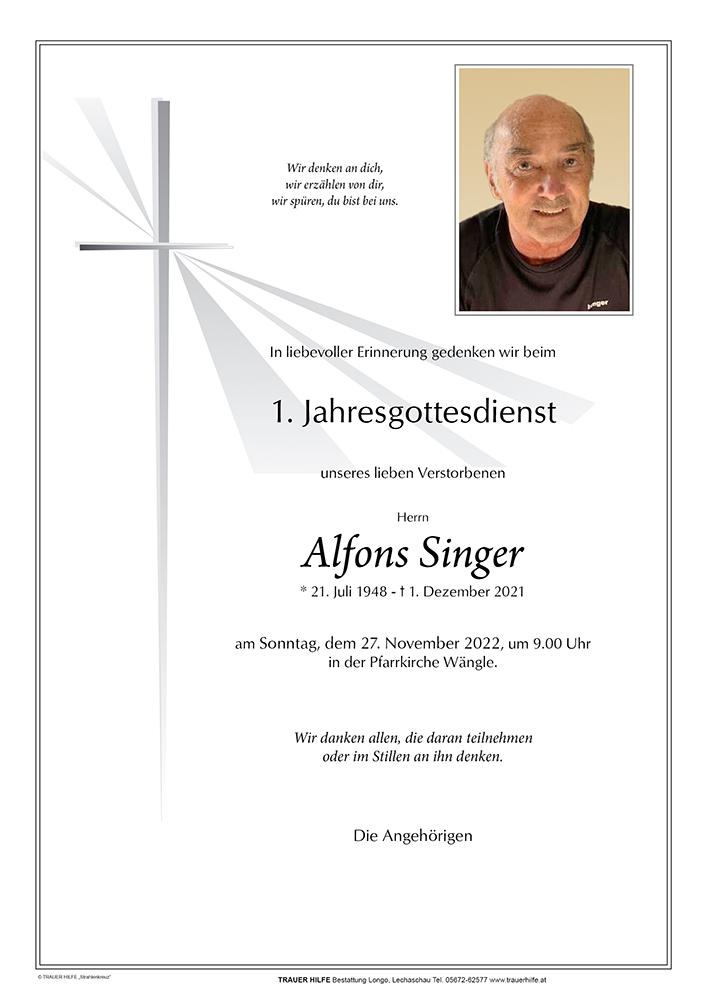 Alfons Singer